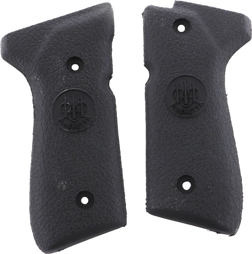 Beretta E00752 Thin Rubber Grips for 92/M9/96 Full Size Handguns, Black