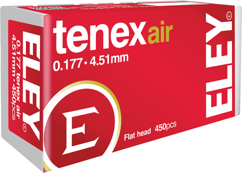 Eley 46130 Tenex Air Pellets .177 4.51mm 8.2 Grains 450-Pack - Eley - 4.51mm