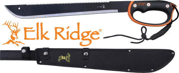 Master Cutlery ER279L Elk Ridge Machete 24" Blade D-Handle with Sheath