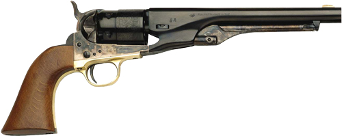 TRADITIONS BP REVOLVER 1860 COLT ARMY 44 CAL 8″ CC/WALNUT!