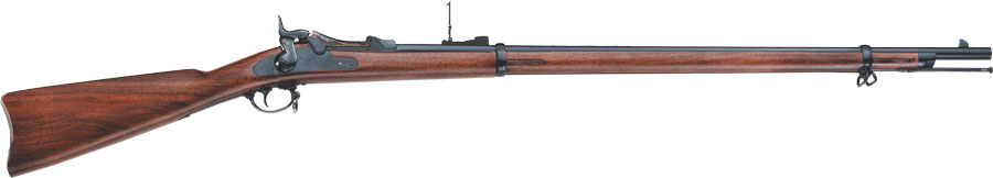 Pedersoli 010S905457 Springfield Trapdoor Rifle 45-70 32" Blued Walnut - Pedersoli - 45-70