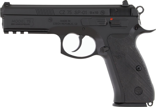 CZ 75 SP-01 50th Anniversary Elite 9mm 10rd Black Polycoat Pistol