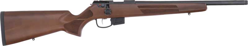 Anschutz 1761 HB 17HMR 18" Blued Walnut Classic 015620 - Anschutz - .17HMR