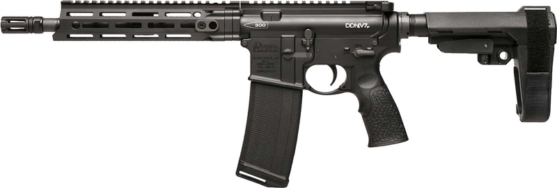 Daniel DEF Pistol V7P W/Brace - .300 AAC 10.3" 32RD Black