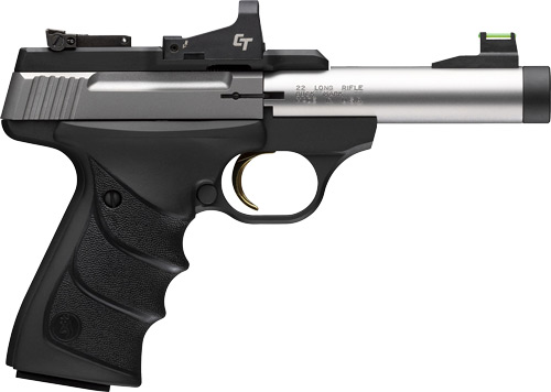 Browning Buck Mark Micro Bull Stainless 4.4" Rimfire Pistol w/ Crimson Trace Red Dot