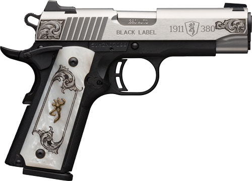 Browning 1911-380 Medallion Handgun .380 ACP 8RD Magazine 3.64" Barrel Black Stainless
