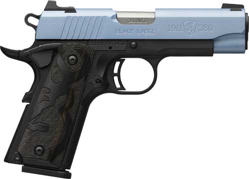 Browning 1911-380 Black Label Polar Blue .380 ACP Pistol - Browning - .380 ACP