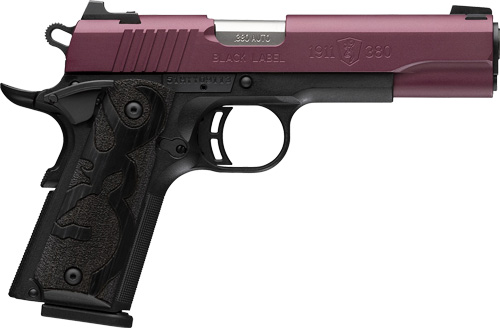 Browning 1911-380 Black Label 380 ACP 4.25 in Full Size 8-Round 3-Dot Handgun