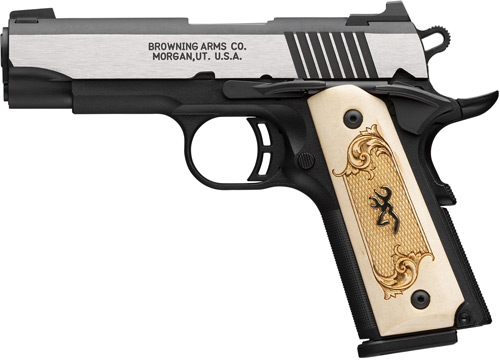 Browning 1911-380 Black Label Medallion Maple Compact 3.6" .380 ACP