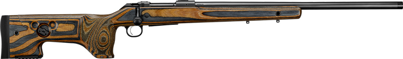 CZ 600 Plus Range Rifle 6MM Creedmoor 5RD Capacity 24" Threaded Barrel Grey/Brown Laminate Stock