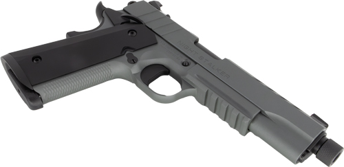 Tisas 1911 Night Stalker SF HGA 10mm Auto 5in Threaded Barrel Pistol (Platinum Grey Cerakote)