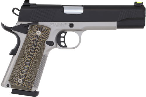 Tisas 1911 D10 FO 10mm 5" Handgun with Fiber Optic Sights