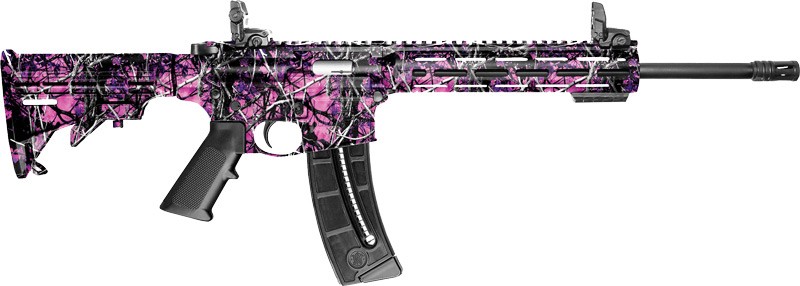 Smith & Wesson M&P15-22 Sport Rifle; Muddy Girl Camo 22LR