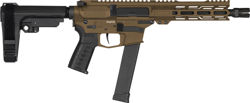 CMMG Banshee MK10 Pistol 10MM Auto 30RD Magazine 8'' Barrel Midnight Bronze W/Brace