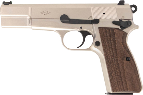 MAC Inglis P-35N Hi-Power 9mm 4.7in Nickel Handgun