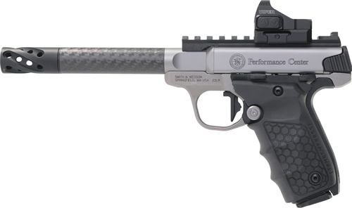 Smith & Wesson Performance Center SW22 Victory Target .22 LR 6" Carbon Fiber Barrel Red Dot
