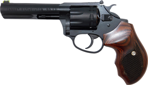 Charter Arms Pathfinder Lite Handgun .22 LR 8RD Capacity 4.2" Barrel Black with Wood Grip