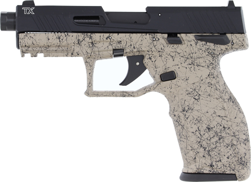 Taurus TX22 Gen 2 .22 LR Semi-Auto Pistol (FDE Splatter/Black, Threaded 4.10")