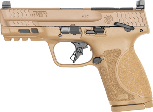 Smith & Wesson M&P 9 M2.0 Compact 4" Optics-Ready Semi-Auto Pistol (FDE) - 13573