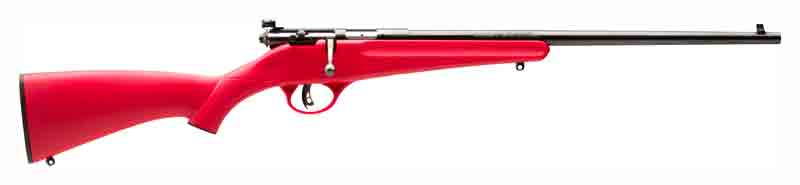 Savage Rascal Single Shot Rifle .22LR 1RD Capacity 16.125" Barrel Red Stock