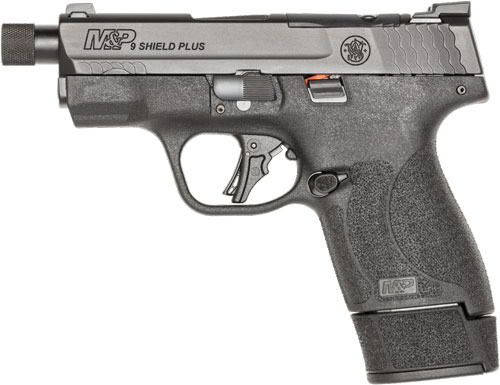 Smith & Wesson M&P9 Shield Plus 3.7" Threaded Barrel (Optics Ready, Night Sights, No Thumb Safety)