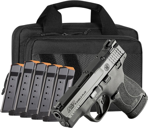Smith & Wesson M&P 9 Shield Plus Optics Ready Thumb Safety (OR TS) Carry On Bundle 9mm