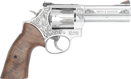 Smith & Wesson Model 686 Plus Engraved 4.13" .357 Magnum 7-Shot Revolver
