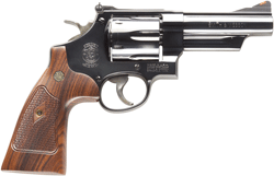 S&W 29 CLASSIC 44MAG 4in. AS - BLUED CHECKERED WOOD GRIPS-img-0