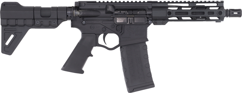 ATI OMNI HYBRID PISTOL 5.56MM 30RD 7.5 M-LOK WITH BLADE BLK