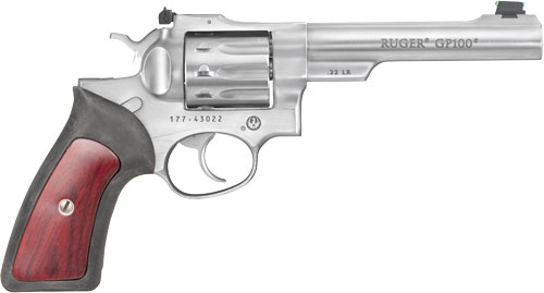 Ruger GP100 22LR Double Action Revolver 5.5" Stainless