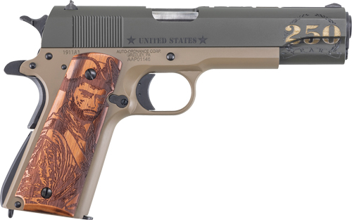 AUTO-ORDNANCE 1911 45ACP 5″ ARMY 250TH ANNIVERSARY EDITION