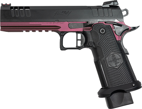 GLFA 1911DS Synergy 9MM 5" 20 - SHOT Black Slide Cherry Frame