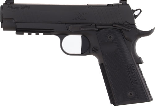 Sig Sauer 1911-X Carry 45 ACP Optic-Ready 8rd 4.25" Black DLC