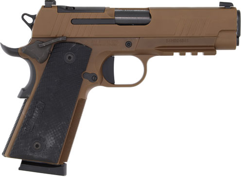 SIG Sauer 1911XCARRY Handgun .45 Auto 8RD Magazines(2) 4.25'' Barrel Night Sights Coyote