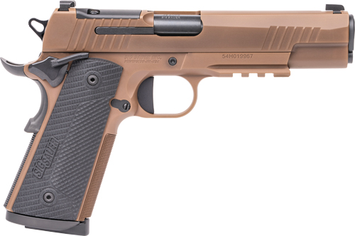 SIG SAUER 1911 X-Series Full Size Handgun .45 ACP (5"), Optic Ready, Coyote Tan PVD