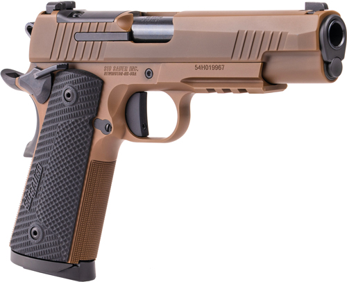 SIG Sauer 1911 X-Series Full Size Handgun .45 Auto 8RD Magazine(2) 5" Barrel Coyote Tan PVD