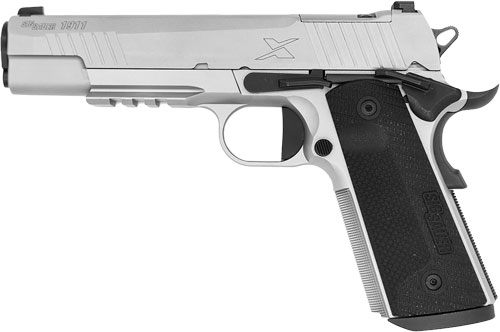 SIG Sauer Xcarry Stainless Handgun .45 Auto 8RD Magazines(2) 4.5" Barrel Optic Ready SAO