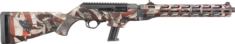 Ruger PC Carbine 9mm Rifle (American Flag Camo)