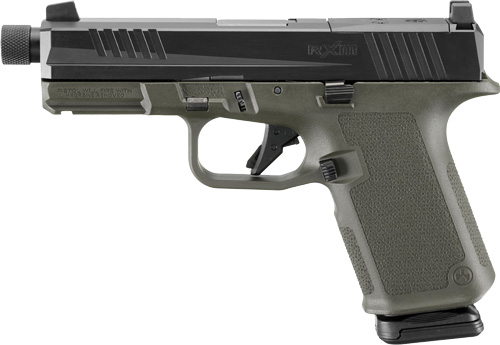 Ruger RXM 9mm 4.5" Threaded Pistol (ODG) w/ Magpul EHG & Tritium Co-Witness Sights