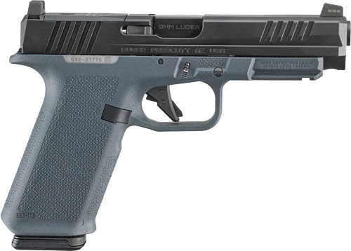 Ruger RXM 9mm 4.5" 17rd Stealth Gray Optics-Ready Pistol (Magpul Enhanced Handgun Grip)