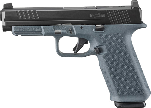 Ruger RXM 9mm 4.5" 17rd Stealth Gray Optics-Ready Pistol (Magpul Enhanced Handgun Grip)