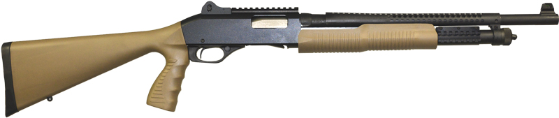 Stevens 320 Tactical 12GA 3" - 18.5" PG HEAT Shield FDE