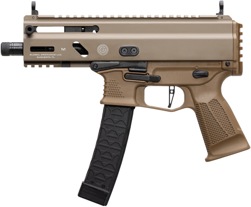 Grand Power Stribog SP9A3S 9mm Semi-Auto Sub Pistol (FDE)