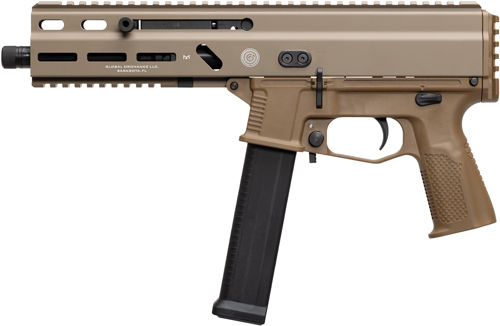 Grand Power Stribog SP45A3 Sub Pistol 45 ACP (8" Barrel) FDE 20-Round