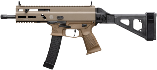 Grand Power Stribog SP9A3 9mm Sub Pistol w/ SBT Brace FDE