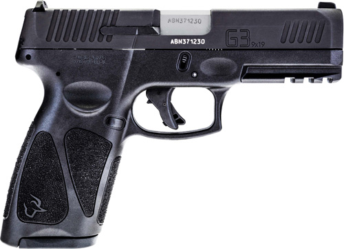Taurus G3 Tenifer Matte Black 9MM Luger Full Size 17RD Magazine 4" Barrel Steel Sites