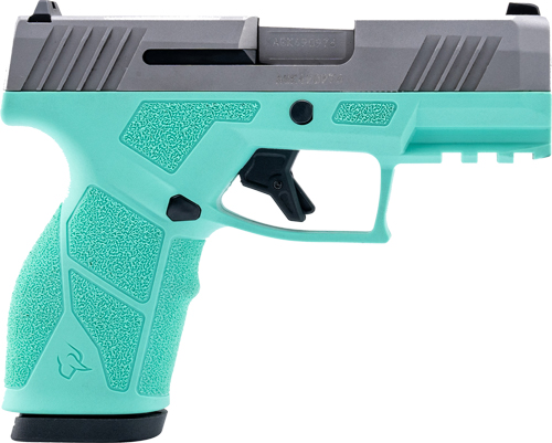 Taurus GX2 Handgun 9MM Luger 13RD Magazines (2) 3.38" Barrel Cyan Frame/Stainless Slide