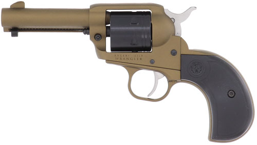 Ruger Wrangler .22 LR 3.75" Birdshead Single Action Revolver (Burnt Bronze Cerakote)