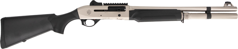 SDS Imports Mac 2 Tactical Marine Shotgun 12 Ga 3" Chamber 5RD Magazine 18.5" Black and Nickel