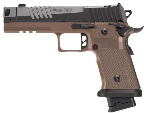 SIG Sauer P211 GTO Combat SAO Handgun 9MM Luger 23rd(1)&21rd(2) Magazines 4.4" Barrel Optic Ready